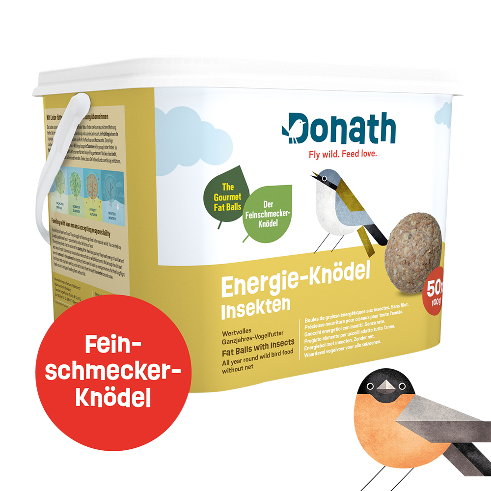 Energie-Knödel-Insekten 6x100g Donath Vogelfutter – MeinTierbedarf.com